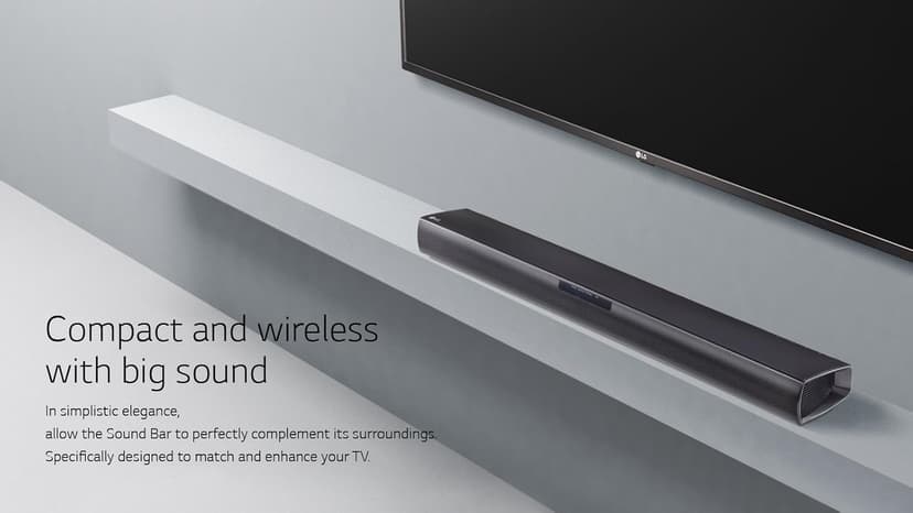 LG - Wireless Sound Bar LG 221515 160W Bluetooth Black