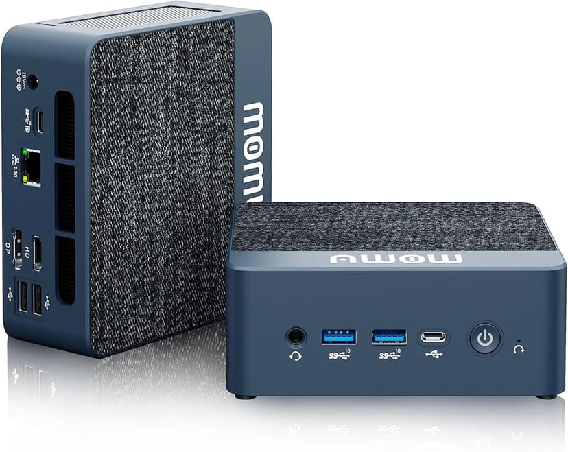 AWOW Mini PC Intel Core i5 12600H(12C/16T, up to 4.5GHz), HI12 Mini Computers 16GB DDR4 512GB PCIe3.0 SSD, Mini Desktop Computers Triple Display 4K, RJ45 2.5G LAN, Type C, WiFi 6, BT5.2