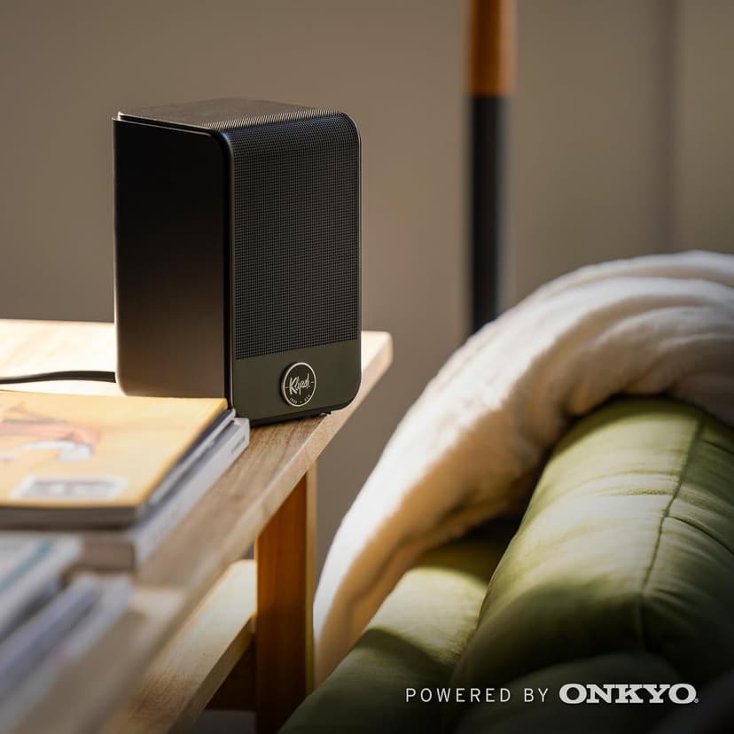 Klipsch Flexus Sound System: CORE 100 2.1 Channel Sound Bar, 10" SUB 100 Subwoofer and SURR 100 Surround Sound Speakers, Powered by Onkyo with Bluetooth, Dolby Atmos and Custom Tuned Bass - Black