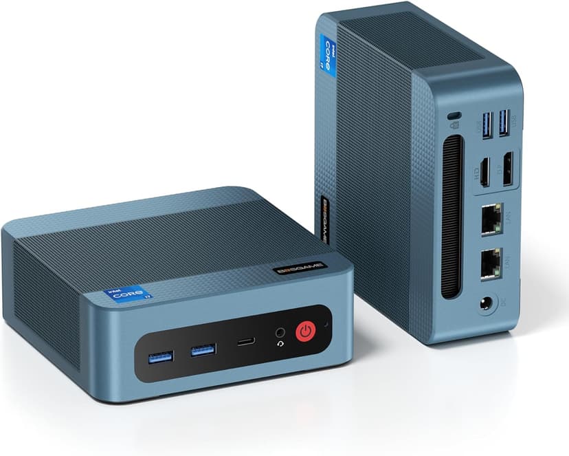 P2 Mini PC with Thunderbolt 4, Intel i7 Desktop Computers 12700H (14 Cores/20 Threads, up to 4.7GHz) 32GB DDR5 RAM, 512GB NVMe SSD, Triple Display, WiFi 6E, BT 5.2 for Home & Office