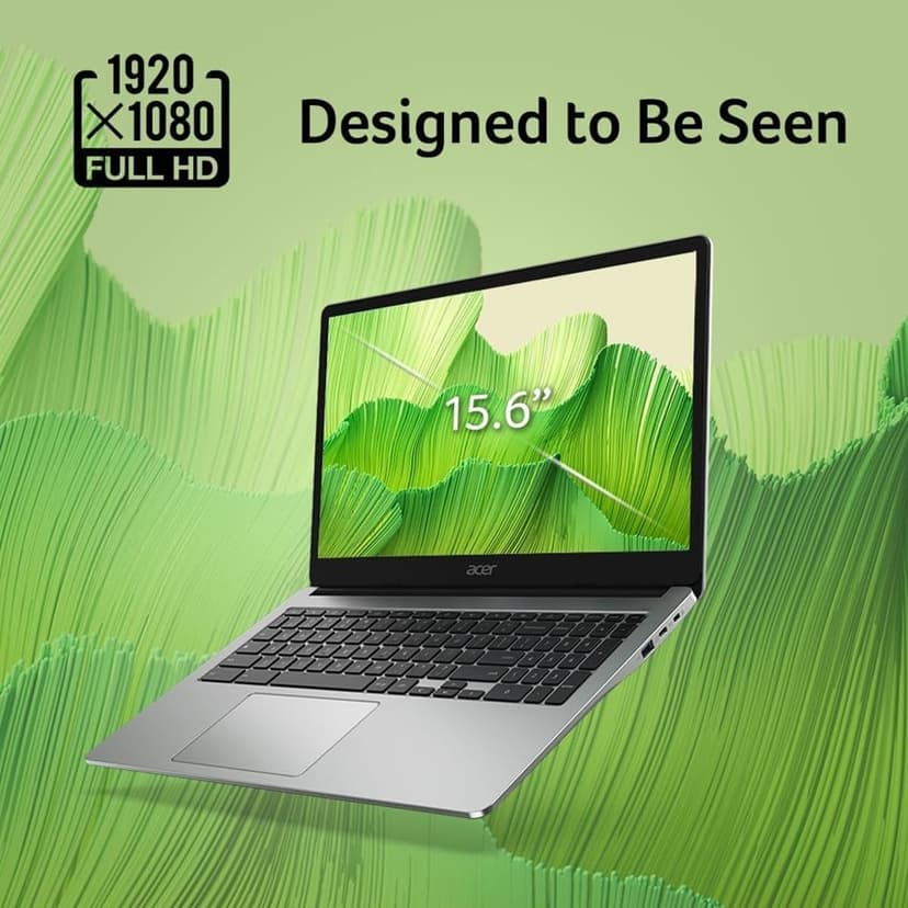 Acer Chromebook 315 Laptop (15.6" FHD, Intel Celeron N4500, 4GB RAM, 128GB Storage (64GB eMMC + 64GB SD Card) Home & Student, Long Battery Life, Numeric KB, Wi-Fi, Webcam, IST Hub, Nitro, Chrome OS