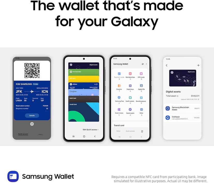 Samsung Galaxy A36 5G A Series, 128GB Unlocked Android Smartphone, AMOLED Display, Rugged Design, 5G Connectivity, Affordable Performance, US Version, 2025, US 1 Yr Warranty, Awesome Lavender