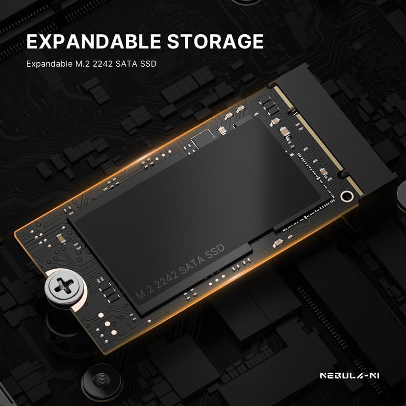 N1 Mini PC, AMD Ryzen 7 5825U (Upgraded 5700U/7430U, Up to 4.5GHz), 32GB DDR41 TB M.2 NVMe PCIe 4.0 SSD, Mini Computer Dual Display, WiFi-6E/BT-5.2, USB-C/2.5G LAN, Home/Office