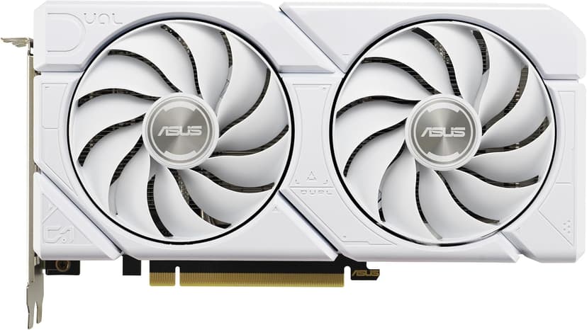 ASUS Dual GeForce RTX 4060 EVO White OC Edition 8GB GDDR6 Gaming Graphics Card White (Nvidia GeForce RTX4060 DLSS3, 246 AI Tops, PCIe 4.0, 1x HDMI 2.1a, 3X DisplayPort 1.4a,