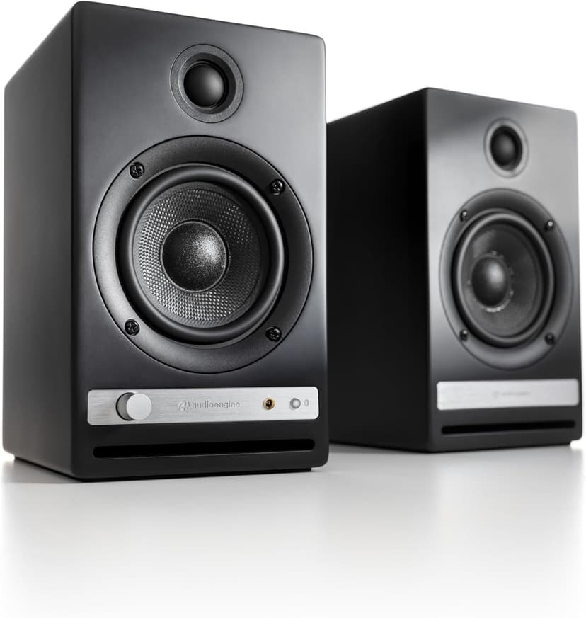 Audioengine HD4 24 Bit Bluetooth Bookshelf Speakers - TVs, Desktops, Stereos, Music, Movies and Gaming - Bluetooth aptX Adaptive 5.3