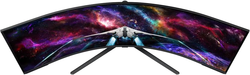 Samsung 57" Odyssey Neo G9 (G95NC) Series Dual 4K UHD 1000R Curved Gaming Monitor, 240Hz, 1ms with DisplayPort 2.1, Quantum Mini-LED, DisplayHDR 1000, AMD FreeSync Premium Pro, LS57CG952NNXZA