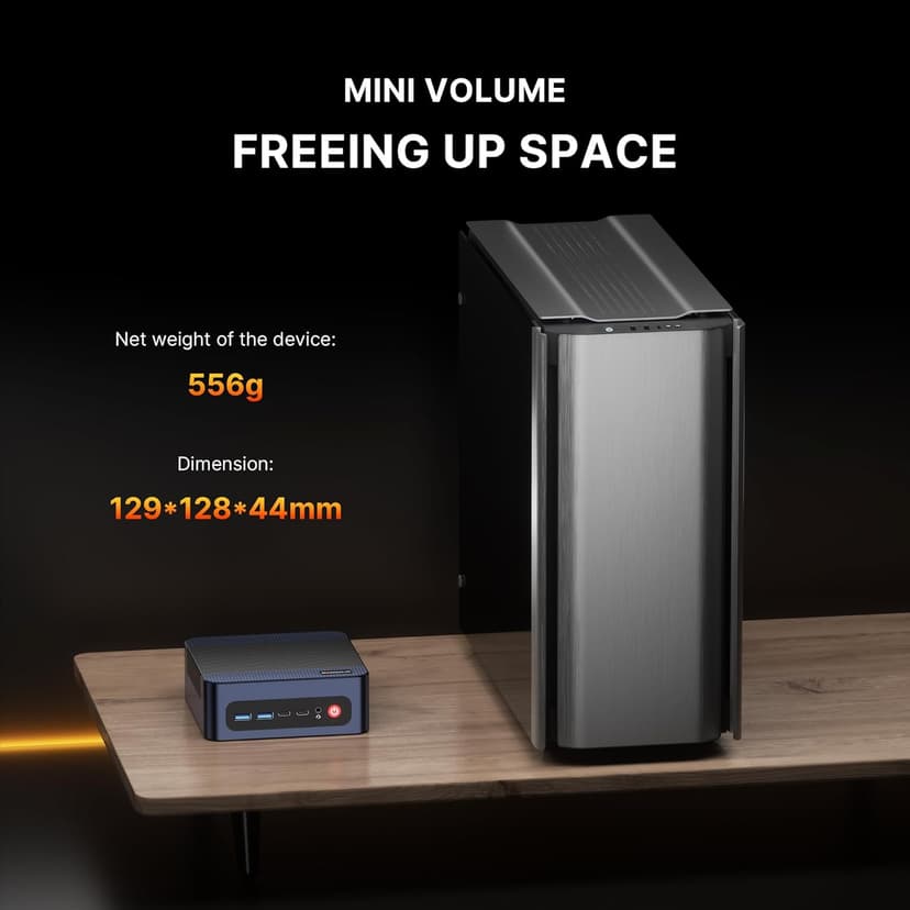 M4 Plus Oculink Mini Light Gaming PC, Ryzen 9 7940HS 11 Pro Mini Computers, 32GB DDR5, PCIe 4.0 x4 1TB SSD, Wi-Fi 6E AX210, Dual 2.5GbE LAN, USB 4 8K60Hz