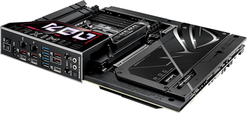 ASUS ROG MAXIMUS Z890 HERO BTF Z890 LGA 1851 ATX motherboard, hidden-connector design, Advanced AI PC Ready, 22+1+2+2 stages, DDR5, WiFi 7, 2.5G LAN, 6x M.2, PCIe 5.0, Thunderbolt 4, USB Type-C, AI OC