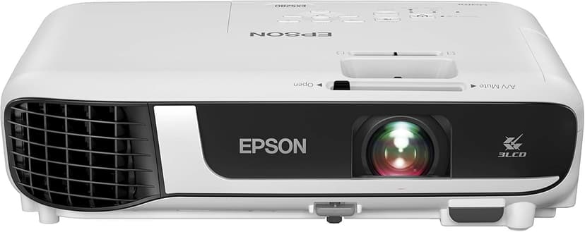 Epson EX5280 3-Chip 3LCD XGA Projector, 3,800 Lumens Color Brightness, 3,800 Lumens White Brightness, HDMI, Built-in Speaker, 16,000:1 Contrast Ratio