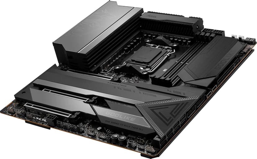 MSI MEG X670E GODLIKE Gaming Motherboard (AMD Ryzen 9000/8000/7000 Series Processors, AM5, DDR5, PCIe 5.0, SATA 6Gb/s, M.2, USB 3.2 Gen 2, Wi-Fi 6E, HDMI/DP, 10Gbps Dual LAN, SLI, EATX)