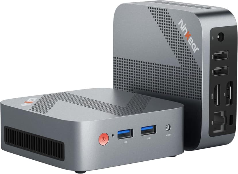 Mini PC W-11, Mini-PC with Intel CPU N150(up to 3.6GHz), 16 GB DDR4 RAM 512 GB M.2 SSD Micro Gaming PC, 4K Dual Display, HDMI 2.0/DP, USB 3.0/WiFi 5/BT 5, Fit Office Home School