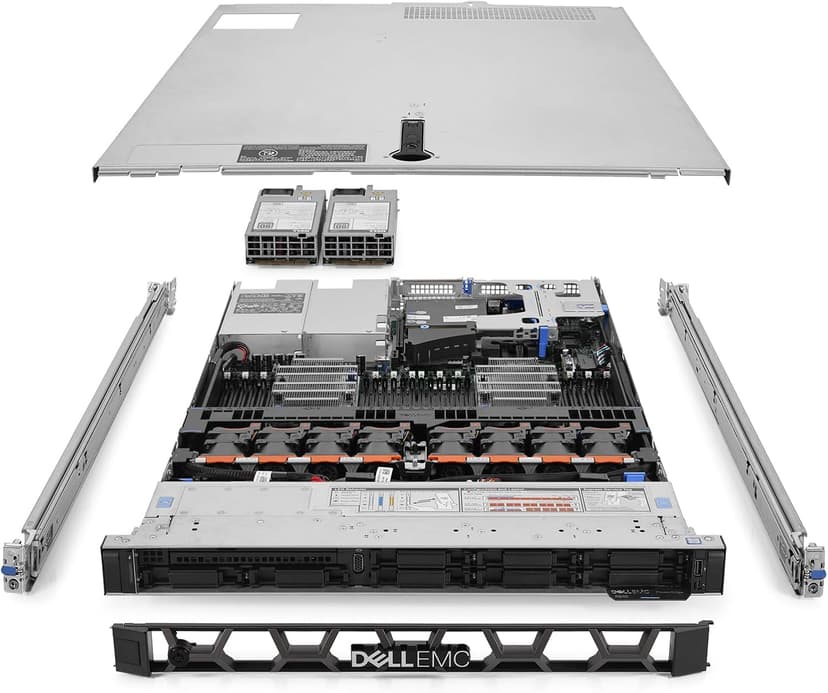 Dell PowerEdge R640 Server 2X Gold 6150 2.70Ghz 36-Core 256GB 800GB SSD + 10.8TB (Renewed)