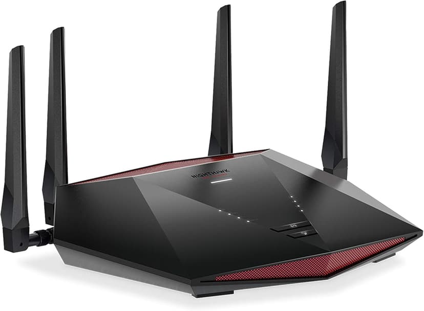 NETGEAR Nighthawk Pro Gaming 6-Stream WiFi 6 Router (XR1000) - Security Features, AX5400 Wireless Speed (up to 5.4Gbps), DumaOS 3.0 Optimizes Lag-free Server Connections, 4 x 1G Ethernet ports