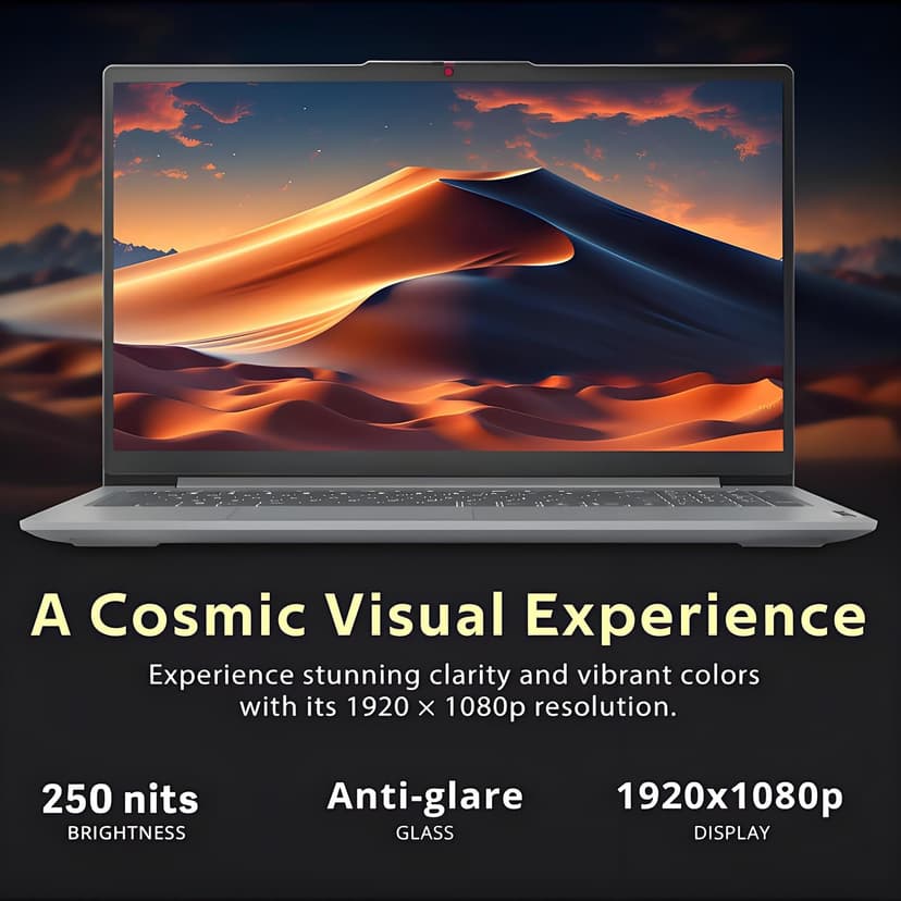 Lenovo Ideapad Slim 3 Laptop for Student & Business with Microsoft Office, Backlit Keyboard, AMD Ryzen 5 5625U (Beats Intel i7-1260U), 15.6" FHD Display, 16GB RAM 512GB SSD, Windows 11 Pro, WOWPC USB