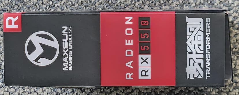 maxsun AMD Radeon RX 550 4GB GDDR5 ITX Computer PC Gaming Video Graphics Card GPU 128-Bit DirectX 12 PCI Express X16 3.0 DVI-D Dual Link, HDMI, DisplayPort