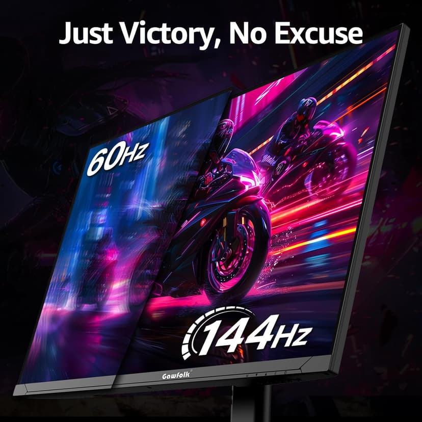 27 Inch 4K Gaming Monitor IPS, UHD 3840 x 2160p 144Hz PC Computer Monitors IPS Screen for Home & Office, HDMI, DisplayPort, Wall Mount Compatible