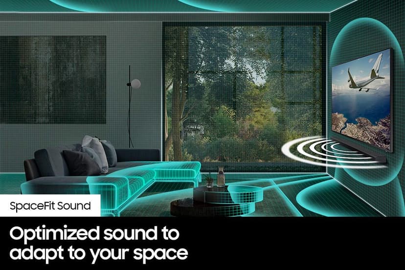 SAMSUNG HW-S800B/ZA 3.2.1ch Soundbar w/ Wireless Dolby Atmos DTS Virtual:X, Ultra Slim Design, Q Symphony, SpaceFit Sound, Airplay 2, Game Pro Mode, Alexa Built-In, 2022, Black