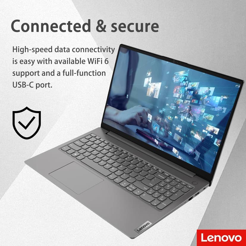 Lenovo V15 Business Laptop, 15.6” 1080p Full HD Display, Octa-Core Intel Core i5-13420H (Beat AMD Ryzen 7 7730U), 16GB RAM, 1TB SSD, Windows 11 Pro, Grey, PCO Laptop Cooler