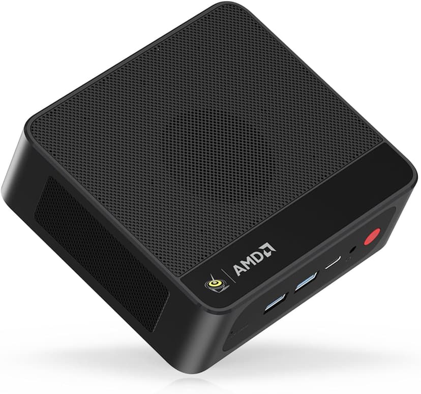 Beelink SER5 MAX Mini PC, Ryzen 7 6800U (up to 4.7GHz) Mini Computer, 24GB RAM & 500GB PCle4.0 SSD, AMD Radeon 680M, Wi-Fi 6, BT5.2, 1000M LAN, Supports 4K Triple Displays via HDMI, DP, USB-C
