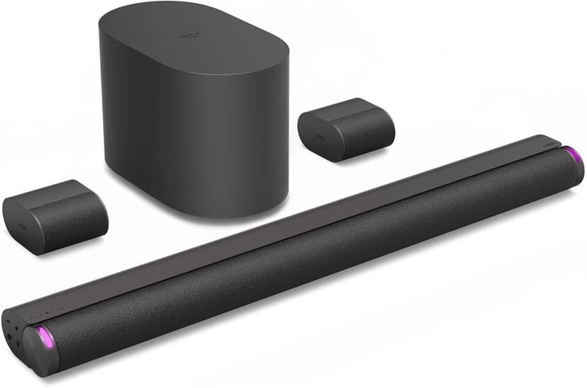 VIZIO 5.1.2 Elevate SE Soundbar, Wireless Subwoofer, Surround Sound w/Dolby Atmos & DTS:X, Bluetooth Speaker, QuickFit™ Compatible – SL512X-08 (New, 2024 Model)