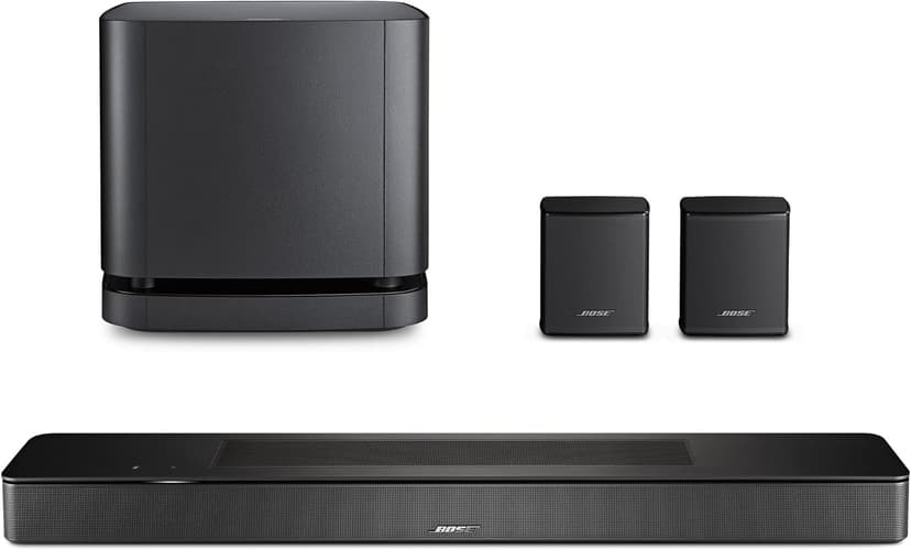 Bose Smart Dolby Atmos Soundbar, Bluetooth Soundbar Speaker with Voice Control and Amazon Alexa Built-in, Works with Google Assistant Capabilities, Black