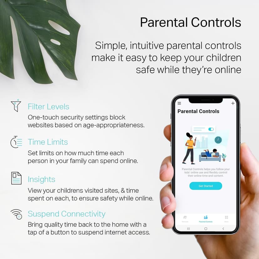 TP-Link Deco S4 Whole Home Mesh WiFi System - Up to 3,800 Sq.ft. Coverage, AC1900 WiFi Router and Extender Replacement, Parental Controls, Deco S4(2-Pack)
