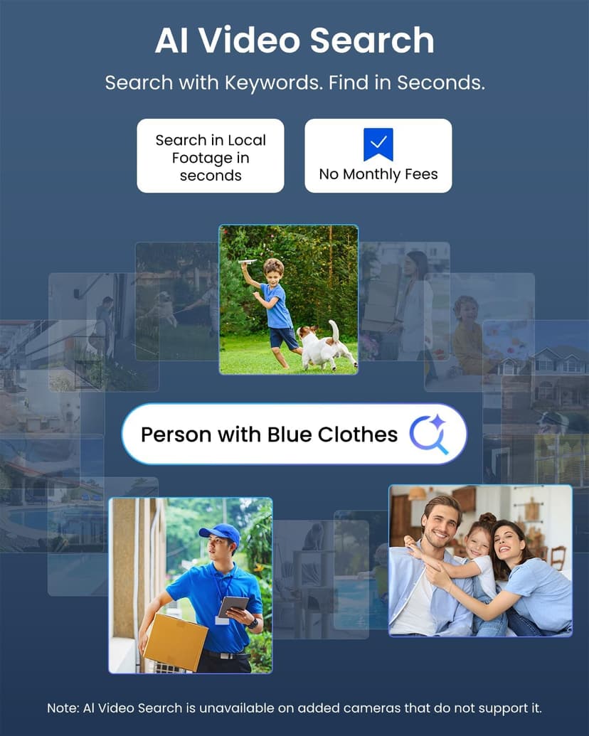REOLINK New Version 12MP Smart Security System with AI Video Search, Person/Vehicle/Animal Detection Color & Infrared Night Vision, Two-Way Talk, 24/7 Recording, Perimeter Protection, RLK8-1200D4-A