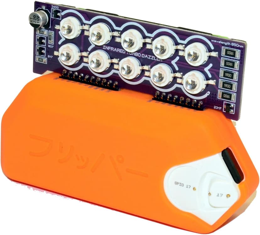 TURBO Infrared Dazzler Blaster compatible with Flipper Zero/Open Area Distance is : 200M = 650 Feets