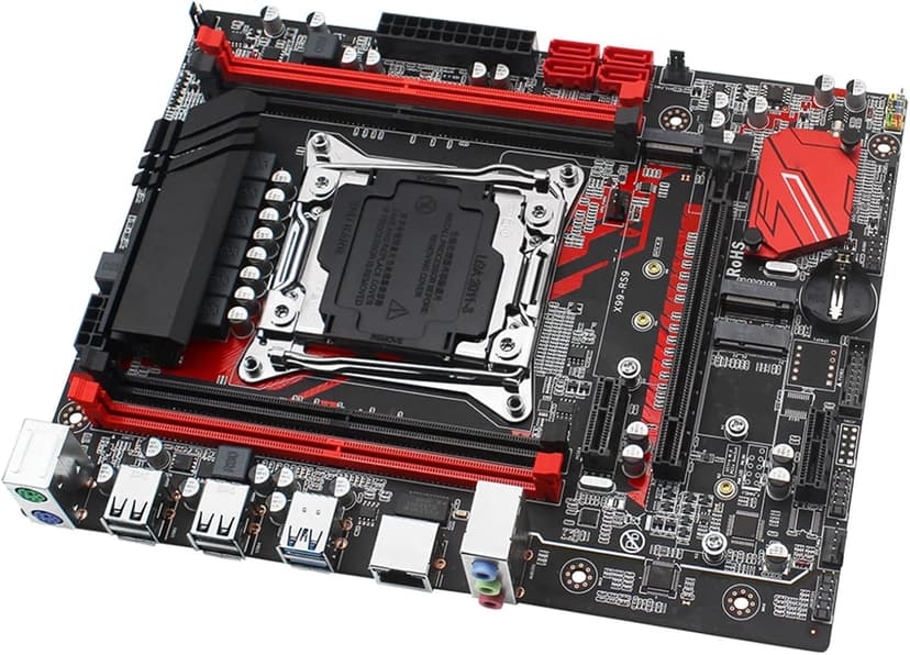 Desktop MainboardFit for Machinist X99 Mining Motherboard LGA 2011-3 with M.2 NVME Slot Support Four Channels DDR4 64GB ECC SATA3.0 USB3.0 Gaming Motherboard