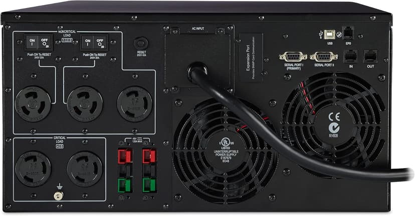 CyberPower PR5000LCDRTXL5U Smart App Sinewave UPS System, 5000VA/4500W, 5 Outlets, AVR, 5U Rack/Tower