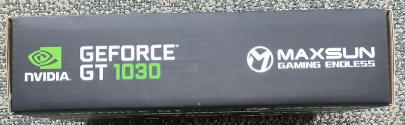 maxsun GEFORCE GT 1030 2GB GDDR5 Video Graphics Card GPU Mini ITX Design, New Architecture & Fast Performance Than 2GD4, HDMI, DVI-D, Single Fan Cooling System