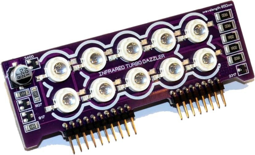 TURBO Infrared Dazzler Blaster compatible with Flipper Zero/Open Area Distance is : 200M = 650 Feets