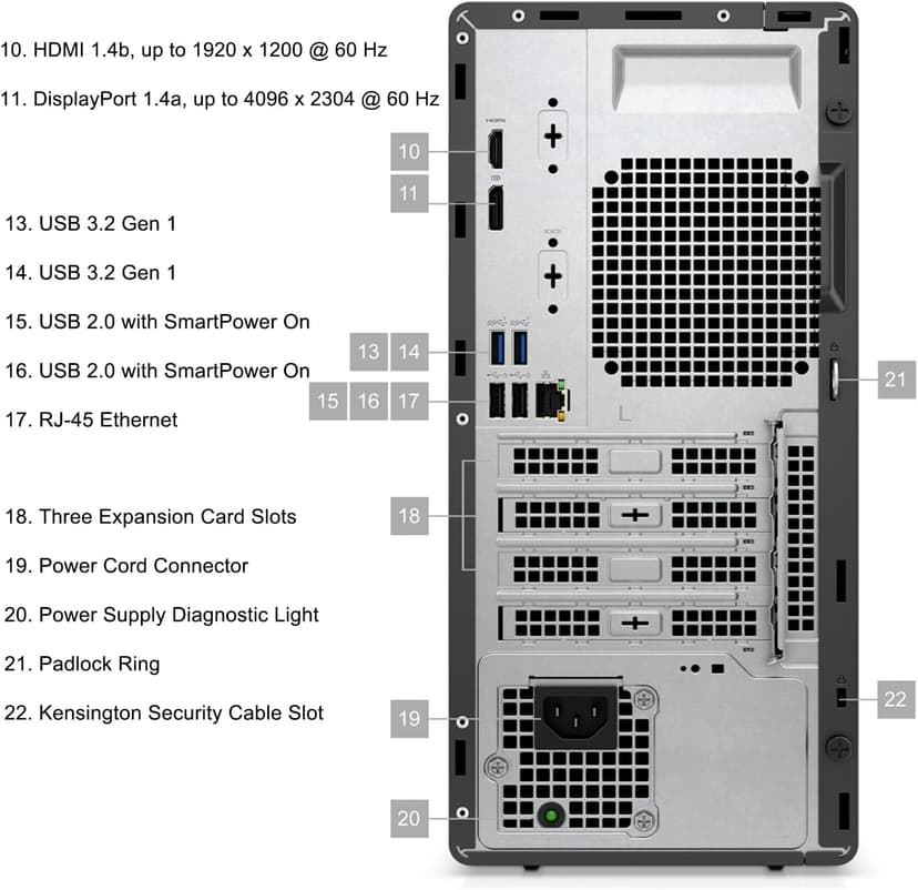 Dell OptiPlex 7020 Desktop Computers, 7000 Tower PC, Intel 6-Core i5-12500 (Beat i7-11700), 32GB DDR5 RAM, 1TB PCIe SSD, DVDRW, WiFi Adapter, RJ-45, HDMI, DisplayPort, KB and Mouse, Windows 11 Pro