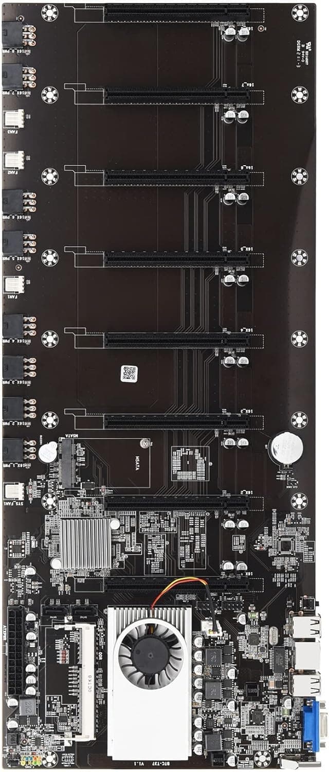 2000W 2400W 2600W 180V-260V ATX ETH Bitcoin Mining Motherboard Power Supply with BTC-S37 D37 T37 for BTC Mining Bitcoin Miner (Color : BTC-D37)