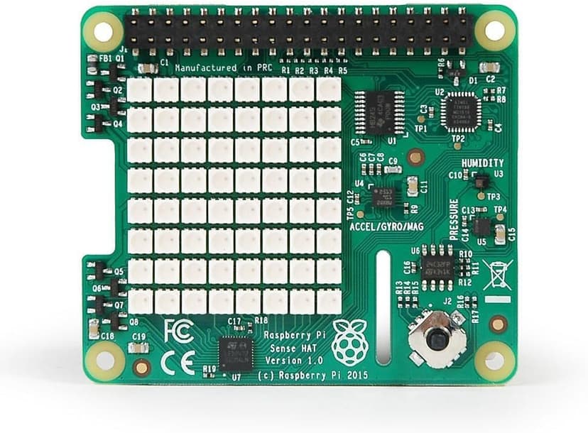 Raspberry Pi RASPBERRYPI-SENSEHAT Sense HAT with Orientation, Pressure, Humidity and Temperature Sensors