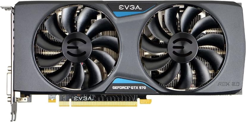 EVGA GeForce GTX 970 4GB FTW GAMING ACX 2.0, 26% Cooler and 36% Quieter Cooling Graphics Card 04G-P4-2978-KR