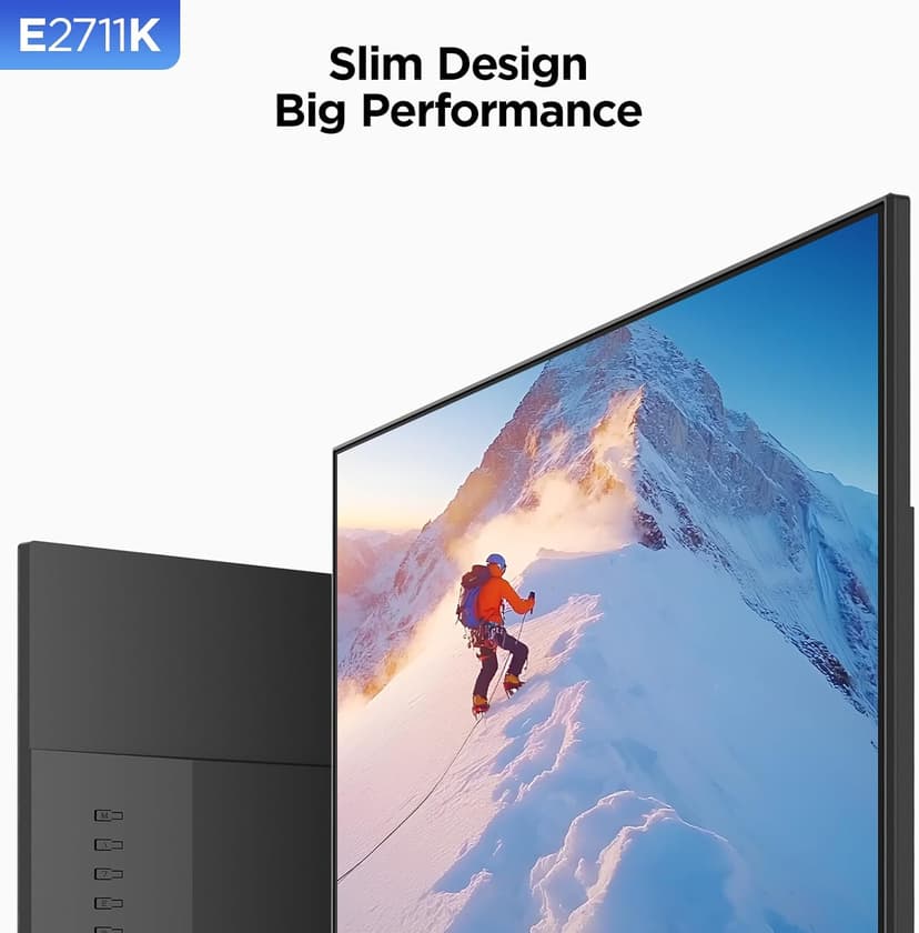 KOORUI Monitor, 27 Inch Gaming Office Monitor, Eye-Care IPS FHD 1080P 144Hz Computer Screen with HDMI VGA, Slim Bezels, Freesync, Ergonomic Tilt, VESA Mountable, Black