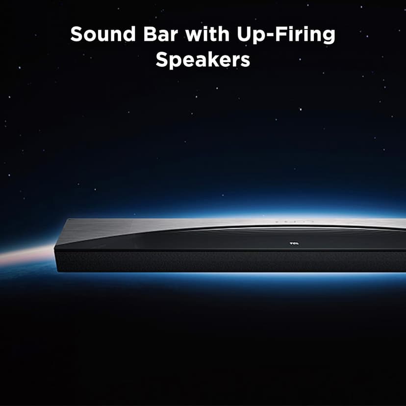 TCL Q85H Q Class 7.1.4 Channel Sound Bar with Dolby Atmos, DTS:X, Ray Danz Technology, Wireless Subwoofer, Wireless Surround Speakers, and Bluetooth Music Streaming