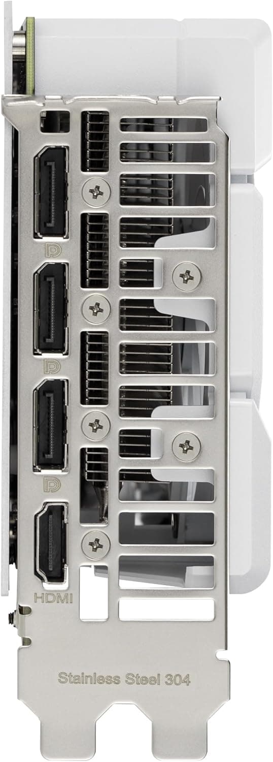 ASUS Dual GeForce RTX 4060 EVO White OC Edition 8GB GDDR6 Gaming Graphics Card White (Nvidia GeForce RTX4060 DLSS3, 246 AI Tops, PCIe 4.0, 1x HDMI 2.1a, 3X DisplayPort 1.4a,