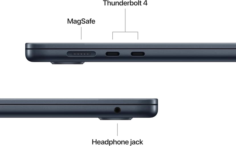 Apple 2025 MacBook Air 15-inch Laptop with M4 chip: Built for Apple Intelligence, 15.3-inch Liquid Retina Display, 24GB Unified Memory, 512GB SSD Storage, 12MP Center Stage Camera, Touch ID; Midnight