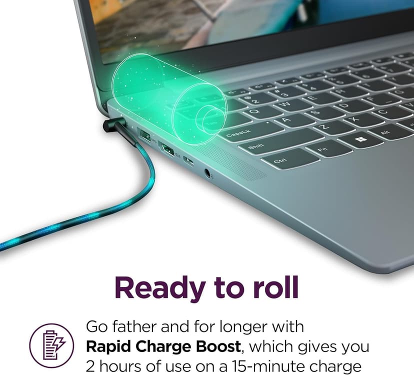 Lenovo IdeaPad Slim 3i - 2024 - Lightweight Laptop - Rapid Charge Boost - 14" FHD IPS Display - 16GB Memory - 512GB SSD Storage - Intel® Core™ i7-13620H - Windows 11 HomeArctic Grey