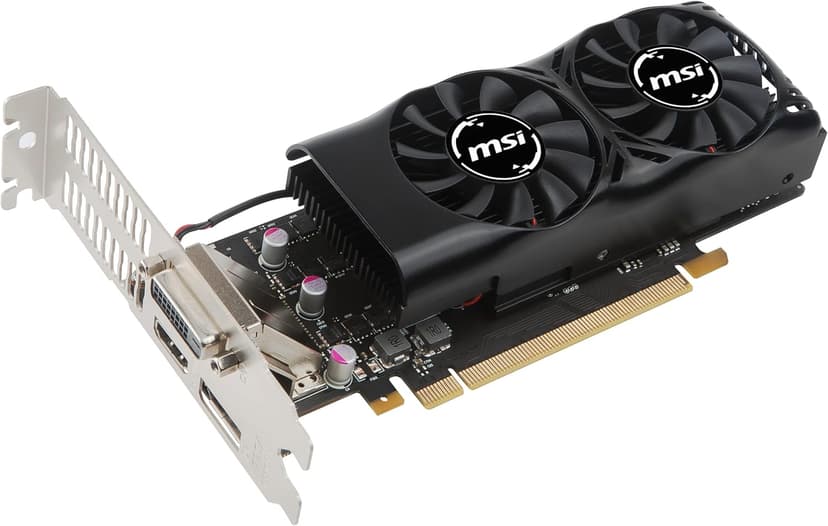 MSI Low Profile Compatible Graphics Cards GeForce GTX 1050 Ti 4GT LP