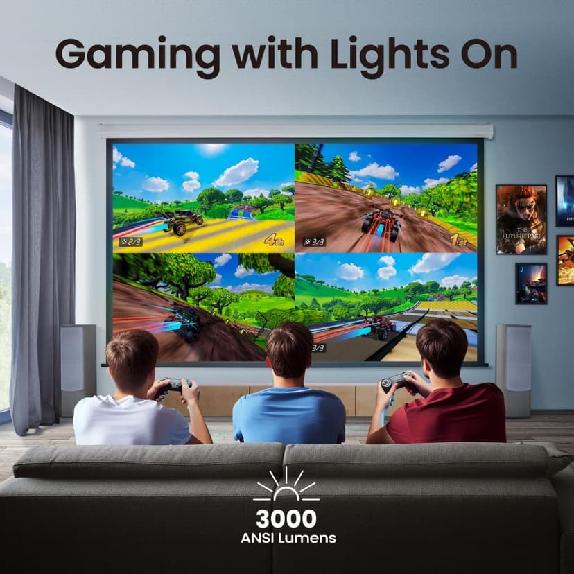 BenQ TK700ST 4K HDR 3000 Lumens Short Throw Movie and Gaming Projector | 4ms Response Time | 240Hz Refresh Rate | HDR10 & HLG | ARC/eARC Support | 2D Keystone | 1.2x Zoom | Golf Simulation