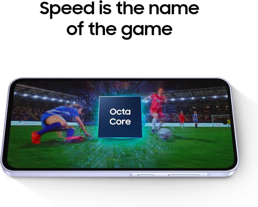 Samsung Galaxy A36 5G A Series, 128GB Unlocked Android Smartphone, AMOLED Display, Rugged Design, 5G Connectivity, Affordable Performance, US Version, 2025, US 1 Yr Warranty, Awesome Lavender