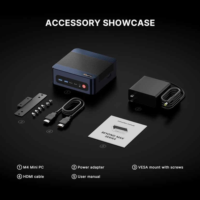 M4 Plus Oculink Mini Light Gaming PC, Ryzen 9 7940HS 11 Pro Mini Computers, 32GB DDR5, PCIe 4.0 x4 1TB SSD, Wi-Fi 6E AX210, Dual 2.5GbE LAN, USB 4 8K60Hz