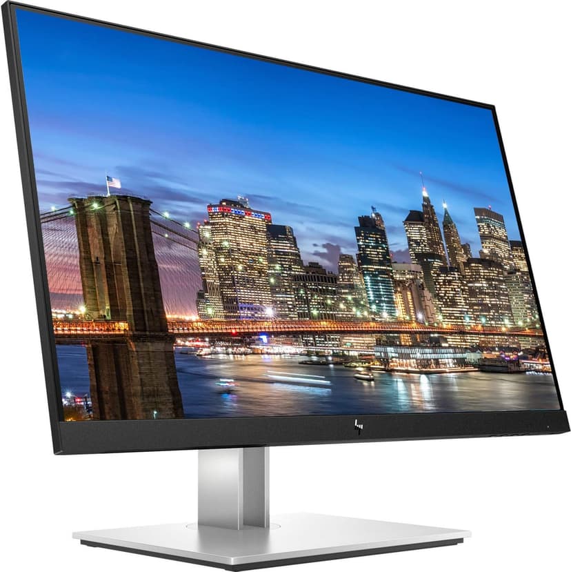 HP EliteDisplay E24 G4 24 Inch IPS LED Backlit Monitor 2-Pack Bundle with FHD 1920 x 1080, Blue Light Filter, HDMI, VGA, DisplayPort, Fully Adjustable Desk Mount Monitor Stand