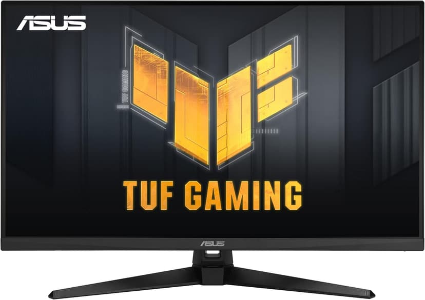 ASUS TUF Gaming 32” (31.5” viewable) 4K HDR DSC Gaming Monitor (VG32UQA1A) - UHD (3840 x 2160), 160Hz, 1ms, Extreme Low Motion Blur Sync, Freesync Premium, HDMI2.1, Speakers, 120% sRGB, DisplayHDR 400
