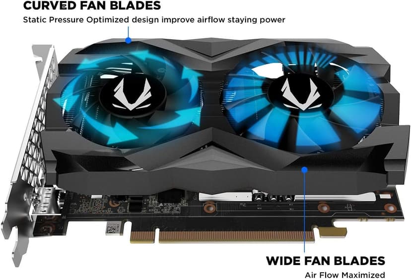 ZOTAC Gaming GeForce GTX 1660 Ti 6GB GDDR6 192-Bit Gaming Graphics Card Super Compact - ZT-T16610F-10L