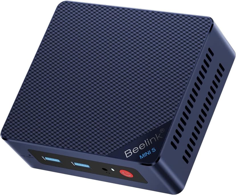 Beelink Mini PC, Mini S13 Mini Computer Intel Twin Lake N150(up to 3.6GHz), Desktop Computers 16G DDR4 RAM 500G NVMe SSD, Small PC 4K UHD HDMI/Wifi6/BT5.2 for Office/Home/HTPC/2.5G*2