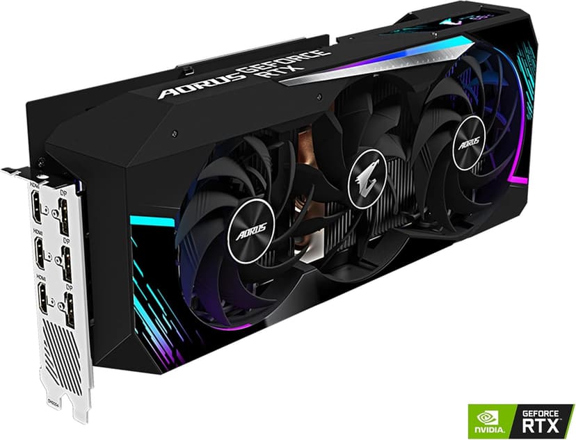 GIGABYTE AORUS GeForce RTX 3080 Ti Master 12G Graphics Card, Max Covered Cooling, 12GB 384-bit GDDR6X, GV-N308TAORUS M-12GD Video Card